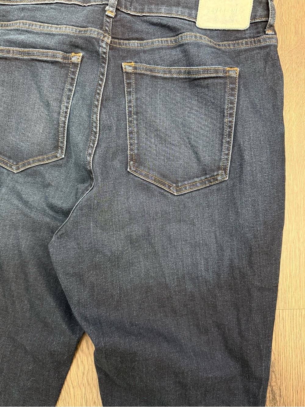Everlane Women’s Dark Wash The Curvy High Rise Skinny Jean Size 33 Regular - Picture 4 of 7